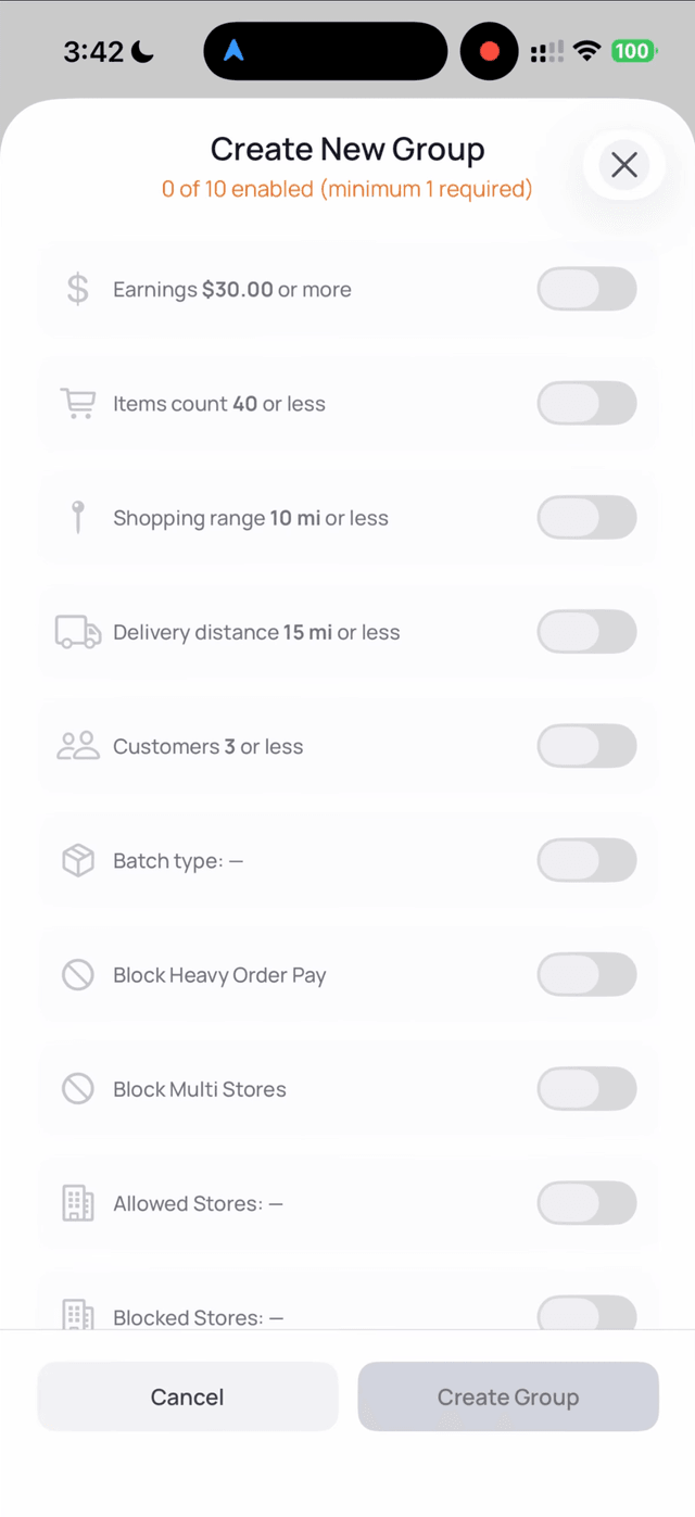 Smart Batch Filters